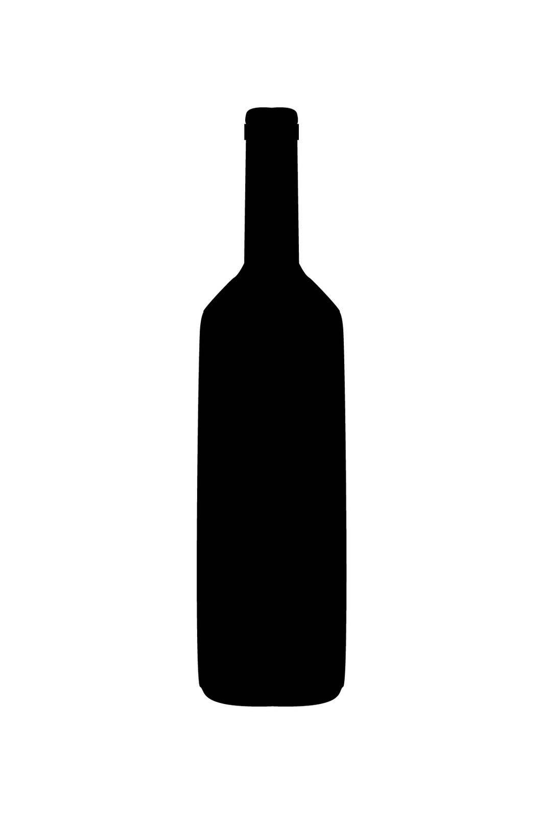 Black Wine Bottle Silhouette icons png free download