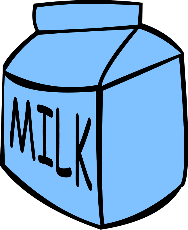 Blue carton milk icons png preview