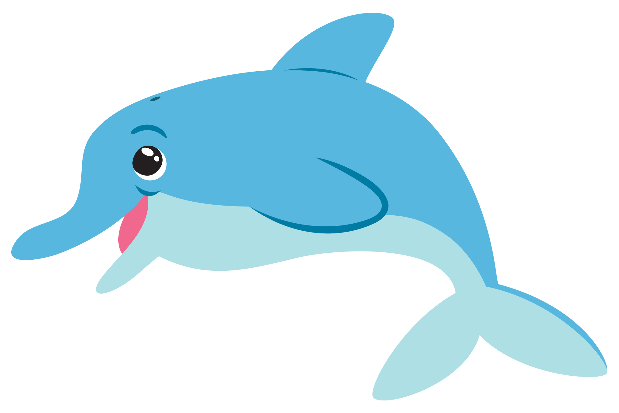 Blue dolphin clipart icons png preview