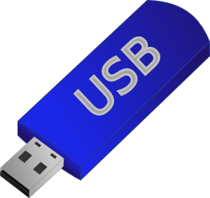 Blue Flashdrive Cliparts icons png preview