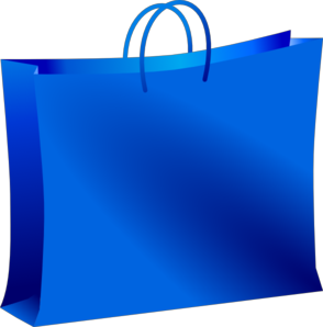 Blue Shopping Bags icons png preview