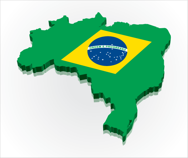 Brazil Map Flag icons png preview