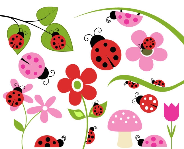 Bug Nature Border Background icons png free download