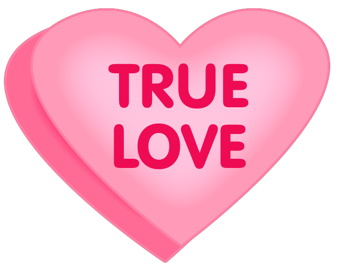 Candy Heart True love icons png preview