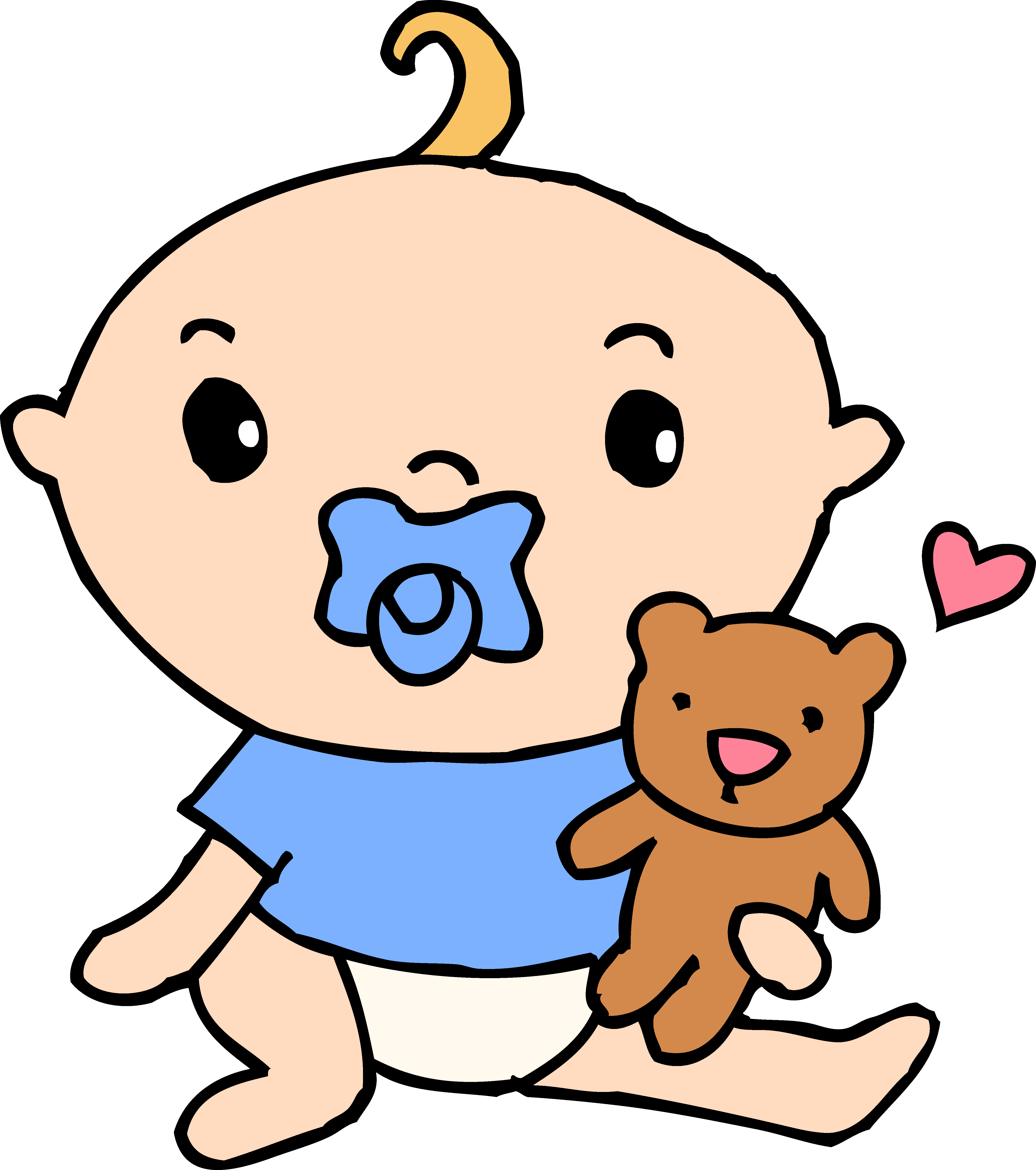 Cartoon Baby Pacifier Teddy Clip art icons png free download