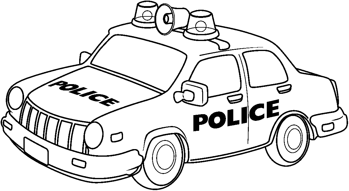 Cartoon Police Car Kids icons png preview