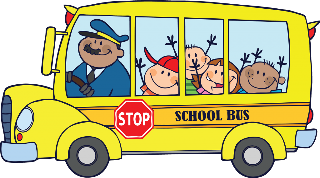 Cartoon School Buses art icons png preview