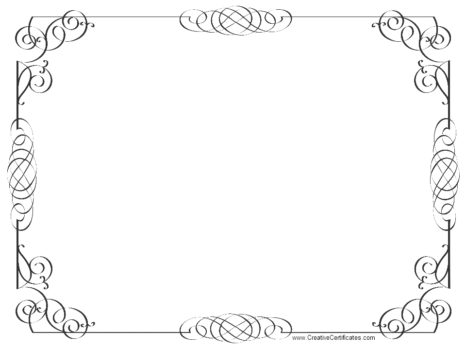 Certificate Border Ornament clip art icons png preview