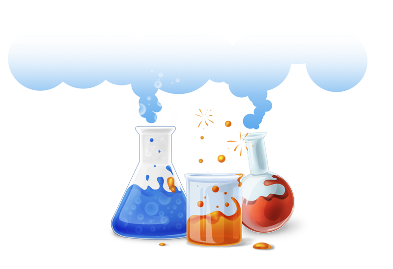 Chemical laboratory flask icons png preview