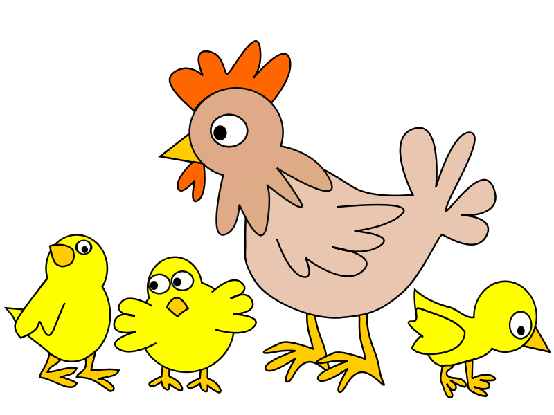 Chicken and Chick clip art icons png preview