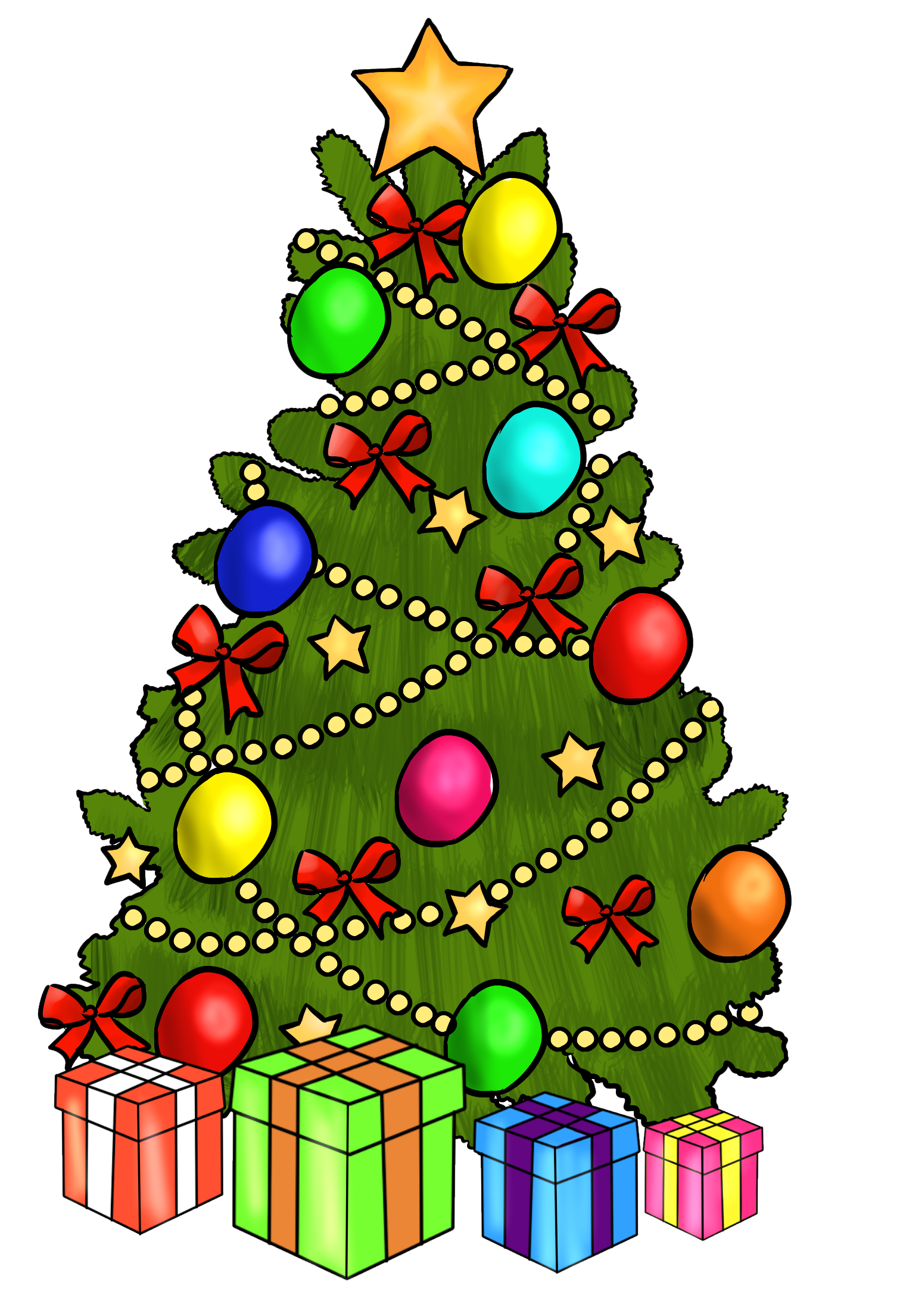 Christmas Tree Gifts icons png preview