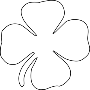 Clover leaf outline icons png preview