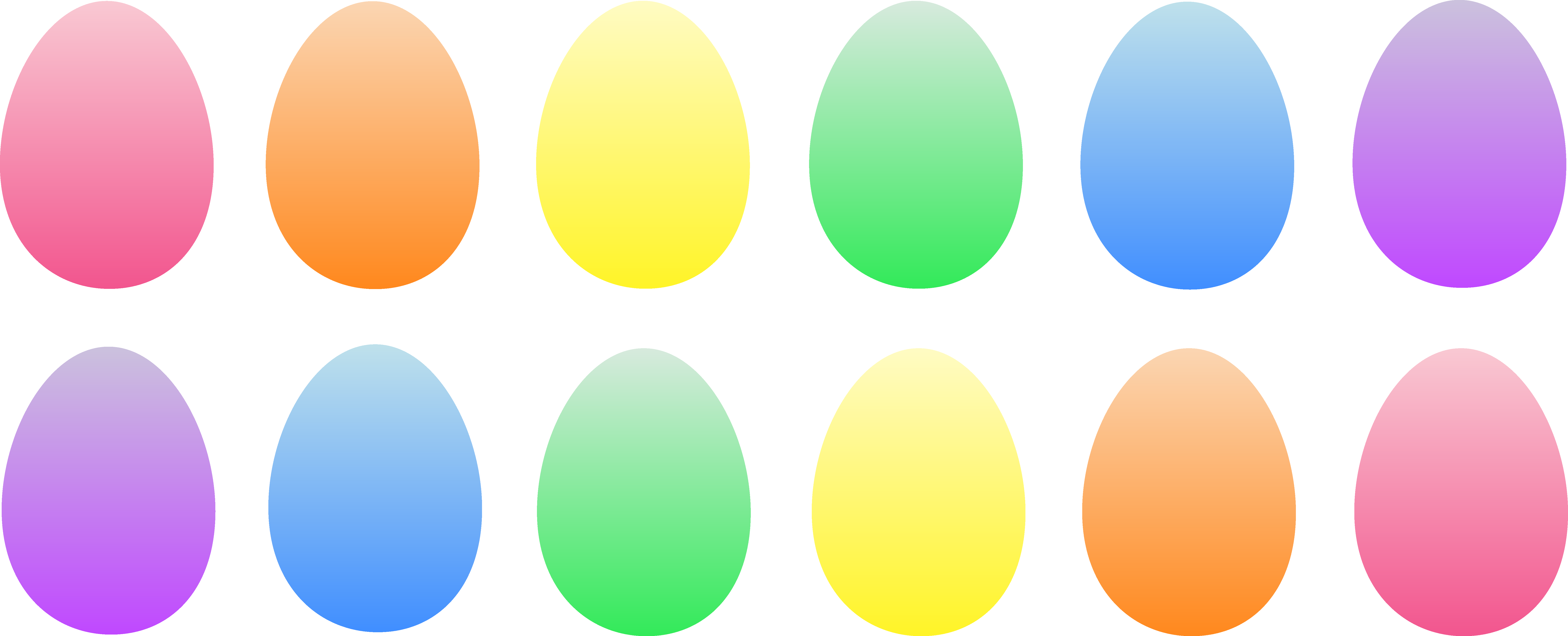 Colorful Easter Eggs Background icons png free download