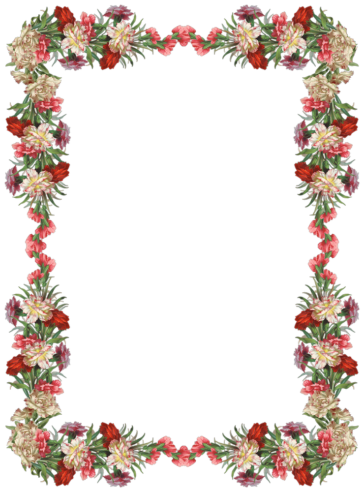 Colorful Flowers Frames Png icons png free download