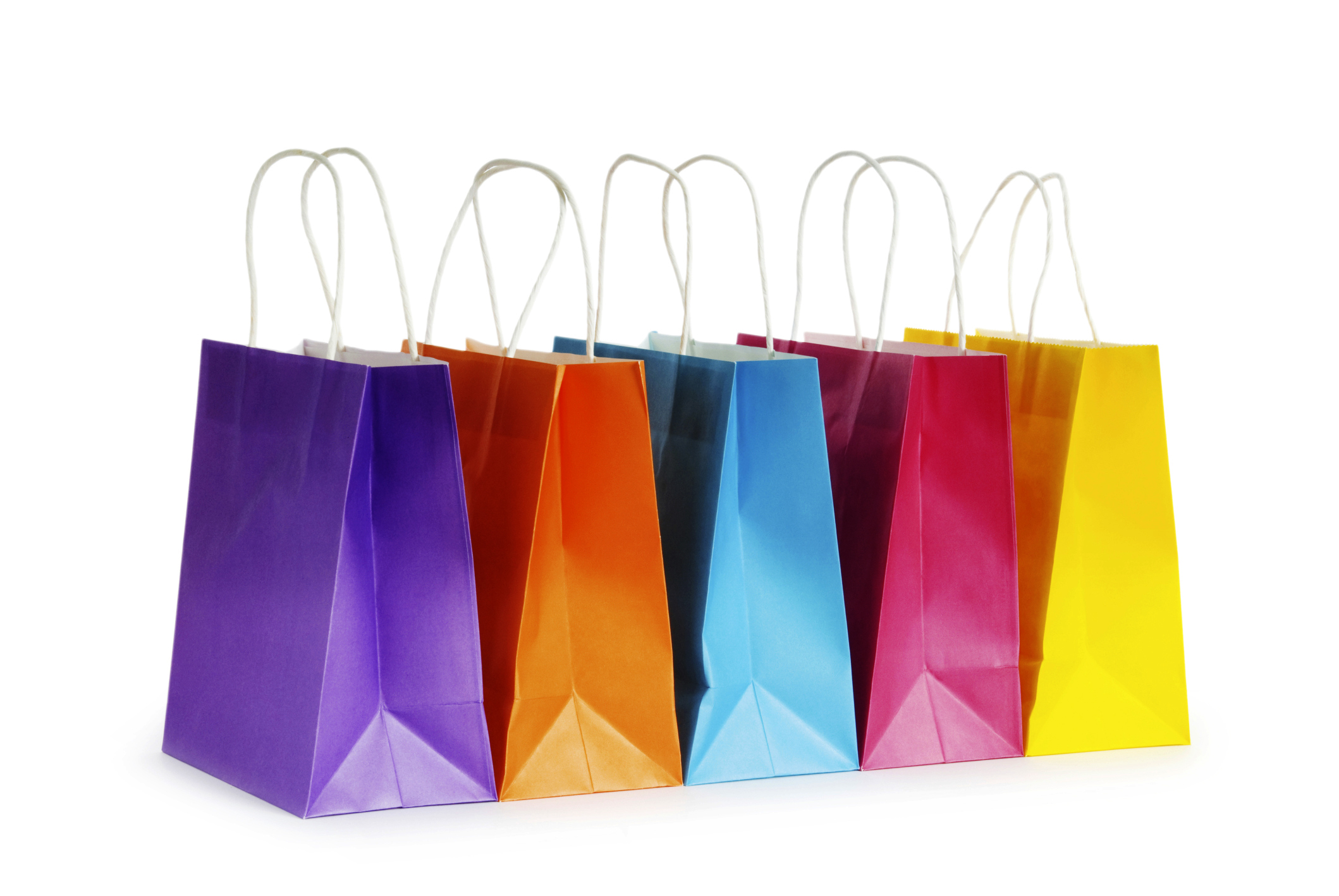 Colorful Shopping Bags Icon icons png free download