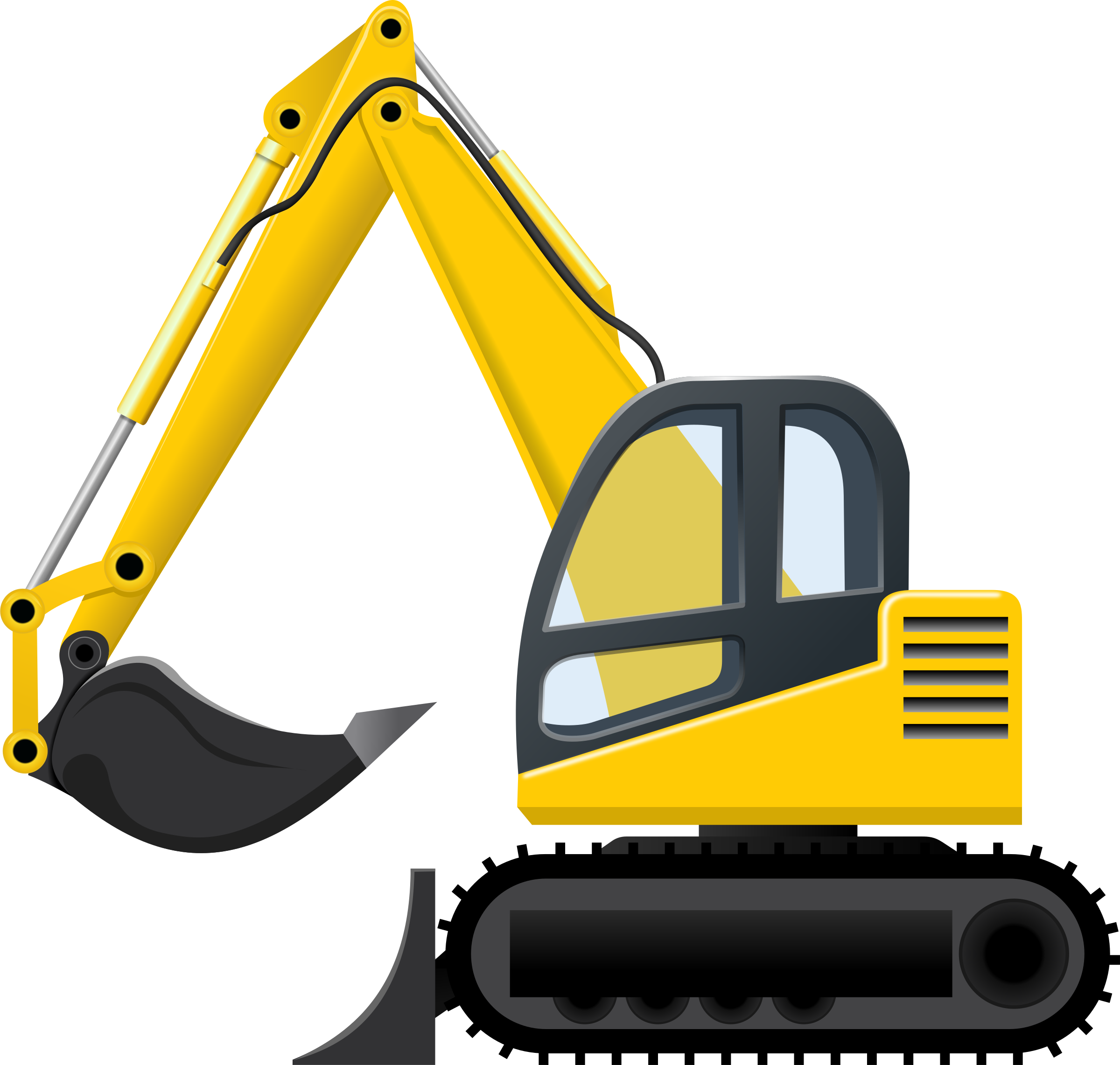 Construction Excavator Transparent icons png preview