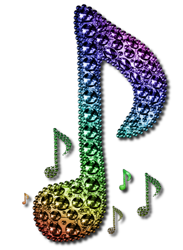 Cool Colorful Music Notes icons png preview