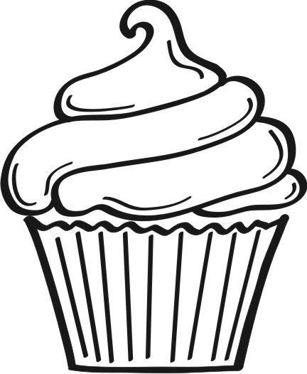 Cupcake Outline icon icons png preview