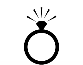Diamond Rings Black Clip art icons png download Diamond Rings Black Clip art icons png free download