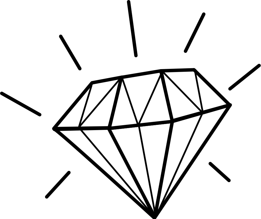 Diamond silhouette icon icons png free download