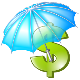 Dollar sign with Umbrella Transparent icons png preview