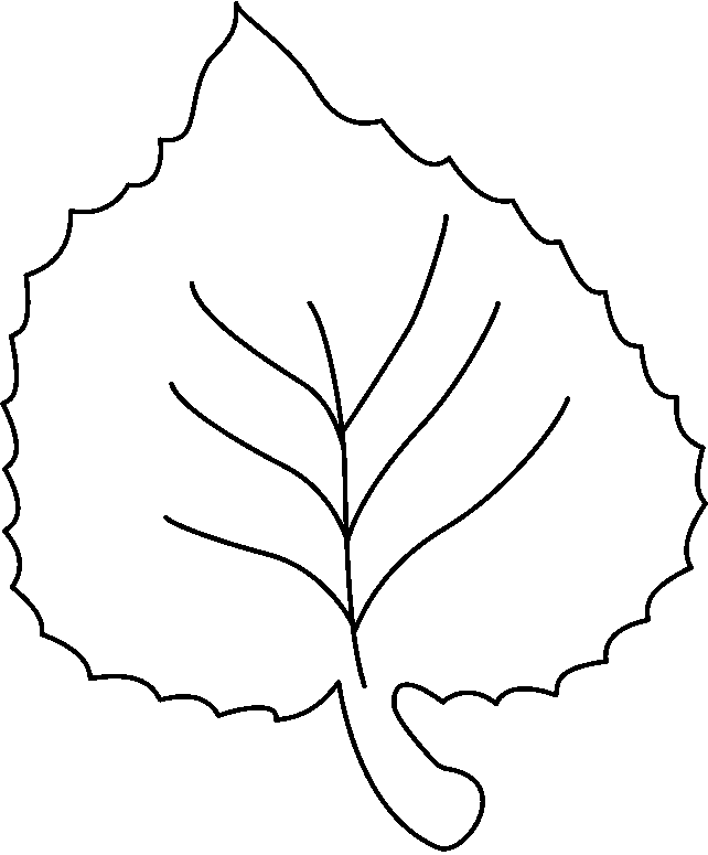 Drawing leaf outline icons png preview