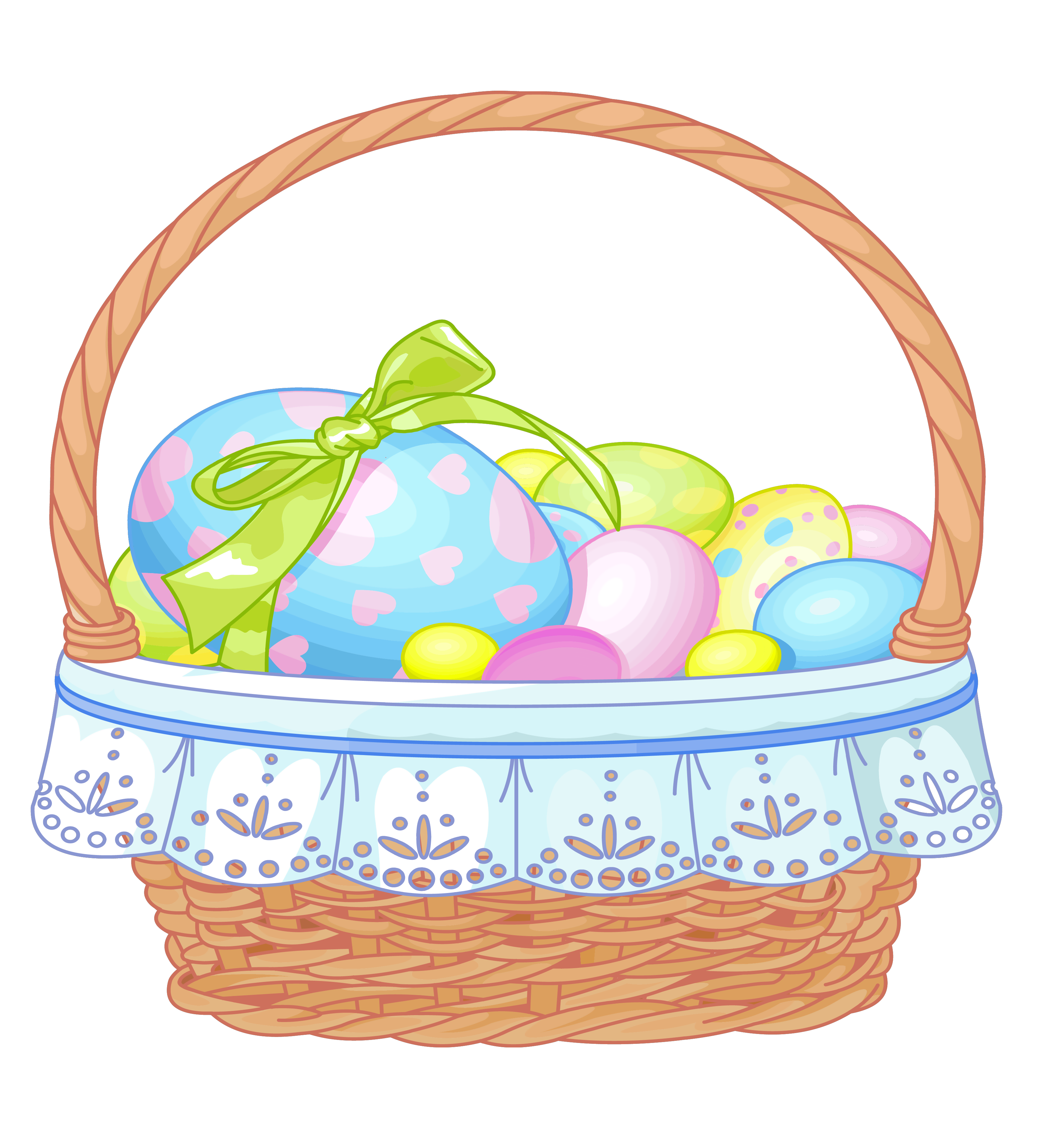 Easter Basket Eggs Png icons png preview