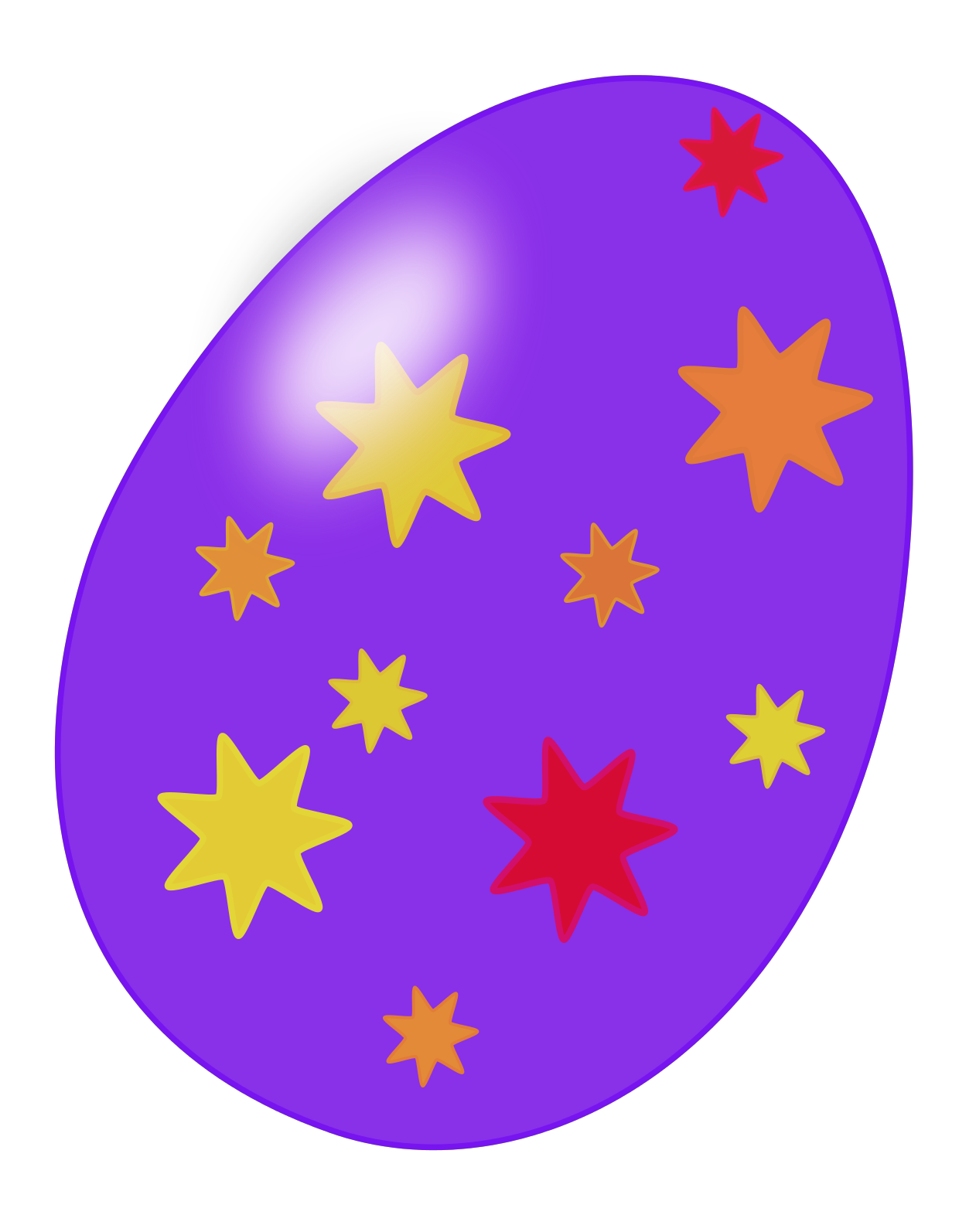 Easter Purple Egg Icon icons png preview