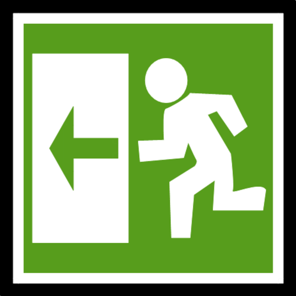 Exit Sign Clipart icon icons png free download