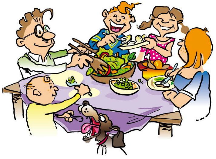 Family Dish Meal Cartoon icons png preview