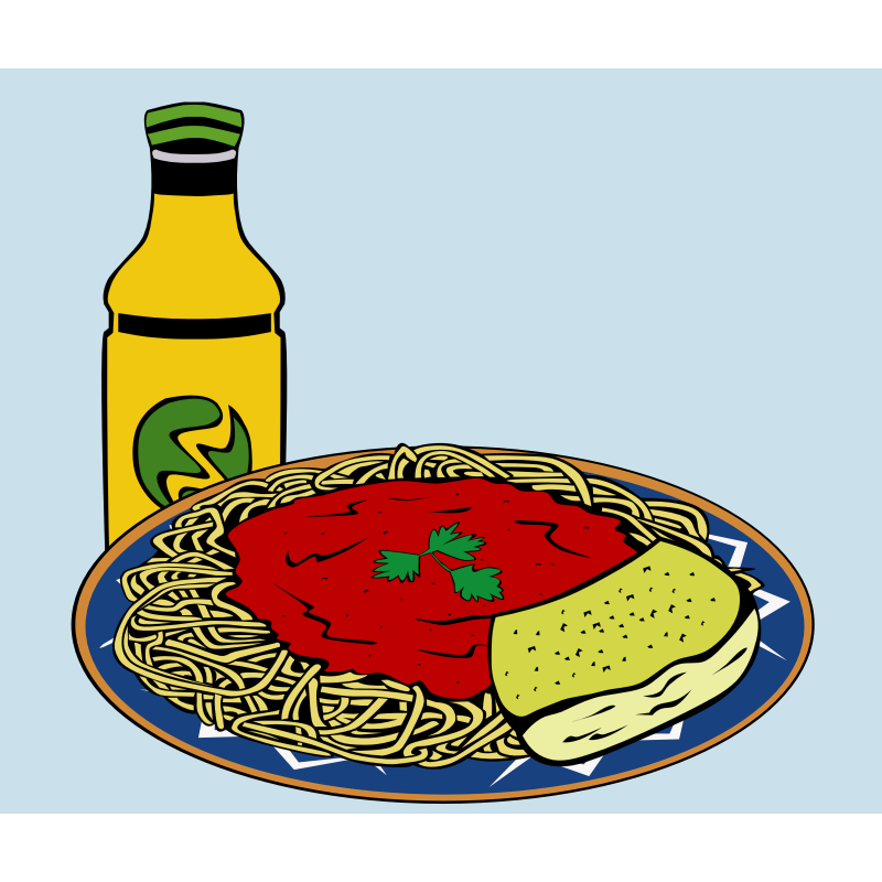 Fast Food spaghetti plate icons png preview