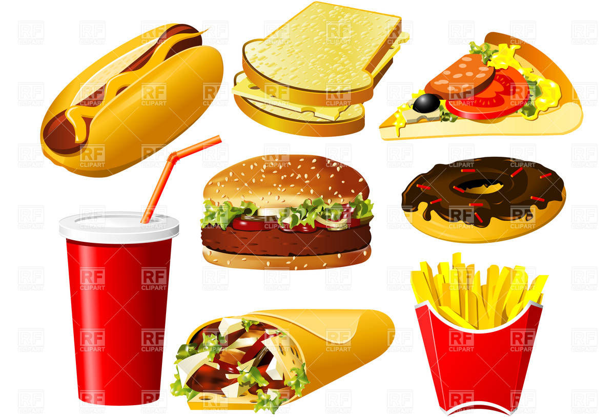 Fastfood Items Sandwiches Burger Icon set icons png free download