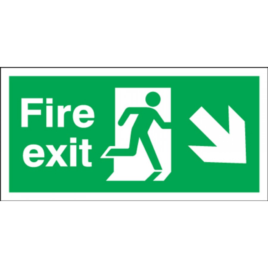 Fire Exit Green Sign icons png free download