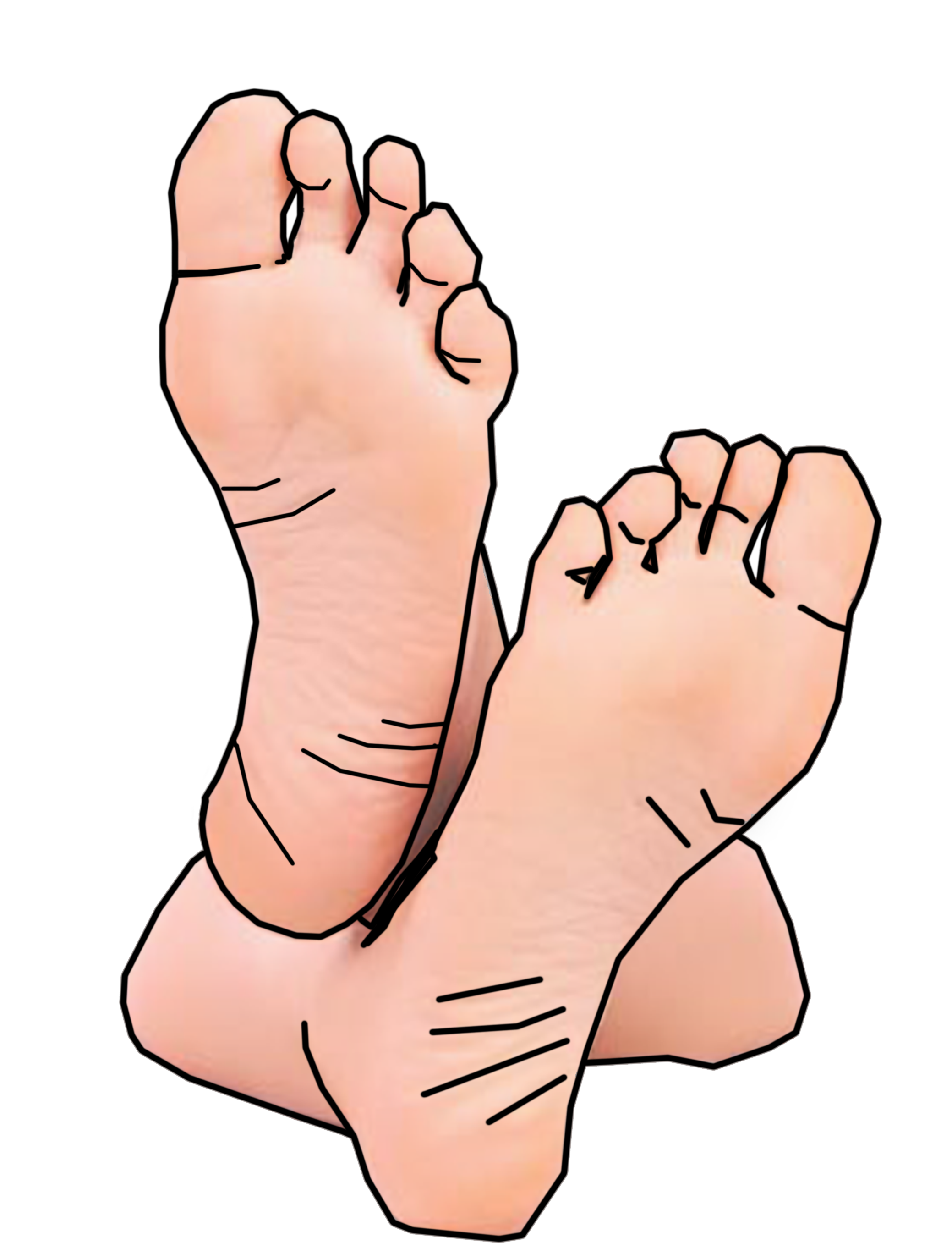 Foot Realistic Drawn icon icons png free download