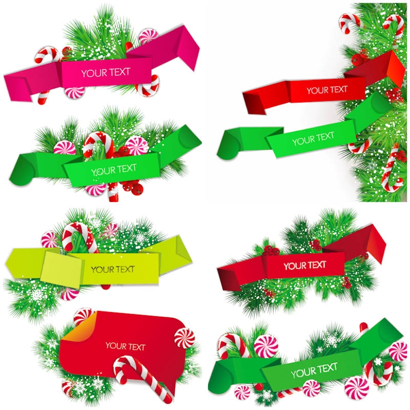 Free Xmas Banners Clip art icons png free download