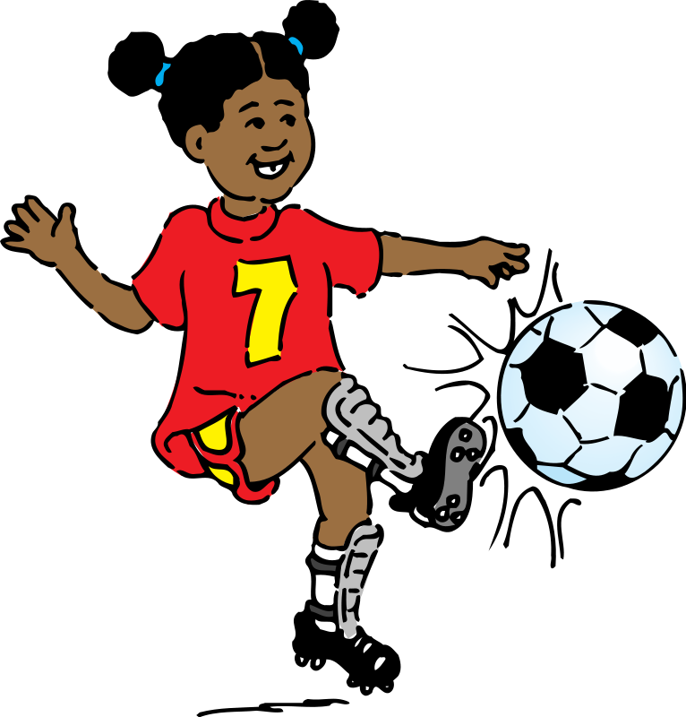 Girl Soccer Ball Exercising icons png preview