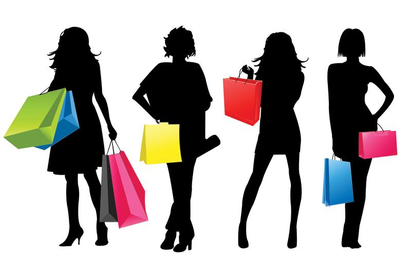 Girls Clothes Shopping icons png preview