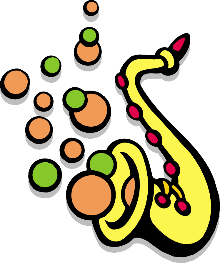 Glitter saxophone music icon icons png preview