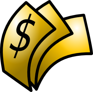 Gold Dollar Cash icons png preview