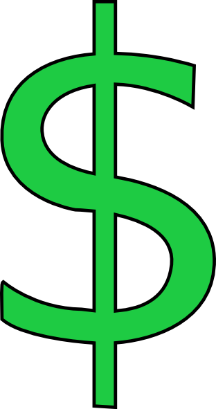 Green Dollar Cash Sign icons png preview