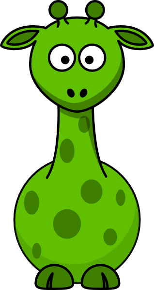 Green Giraffe Cartoon icons png preview