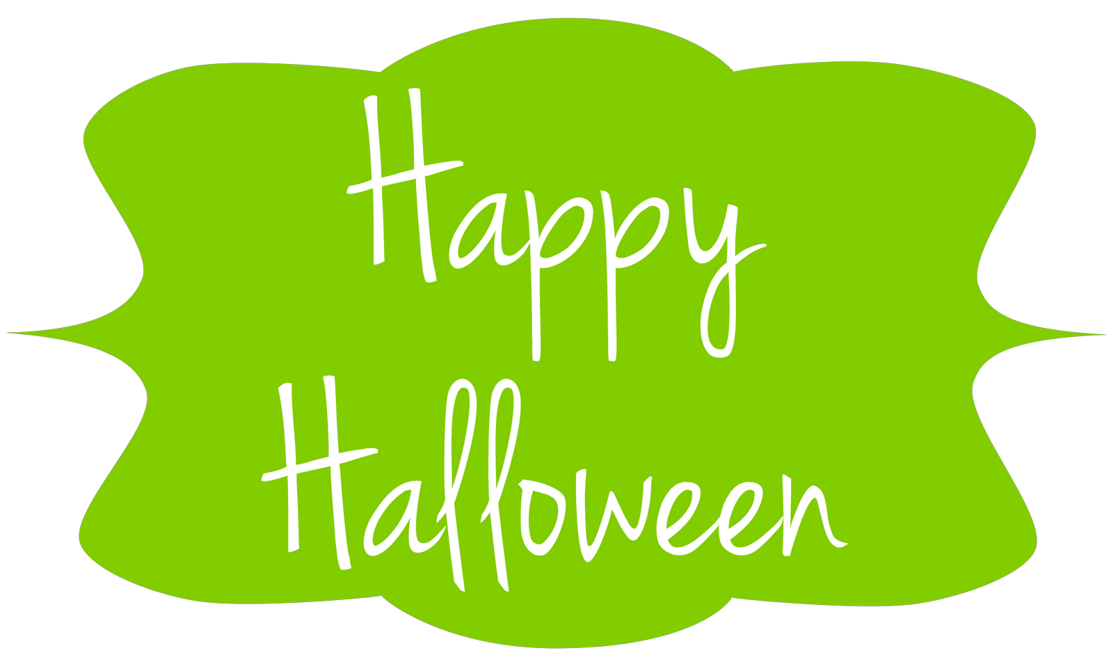 Green happy halloween sign icons png preview