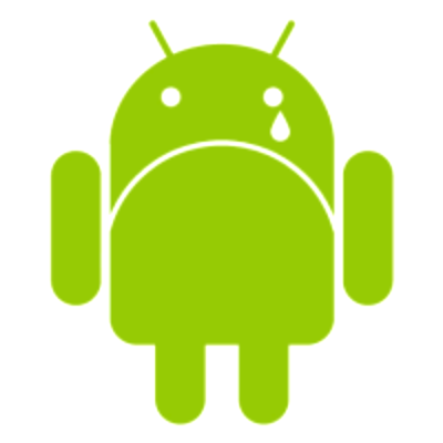 Green Sad Android Logo icons png preview