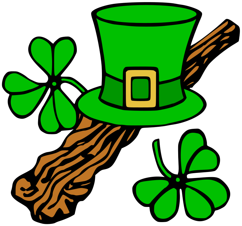 Green Shamrock Hat Clipart icons png preview