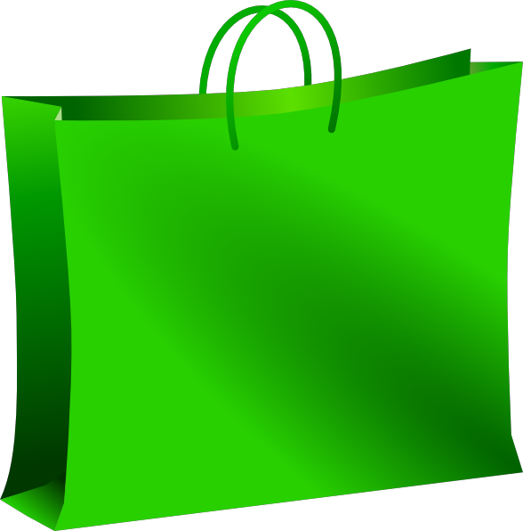 Green Shopping Bag icons png preview