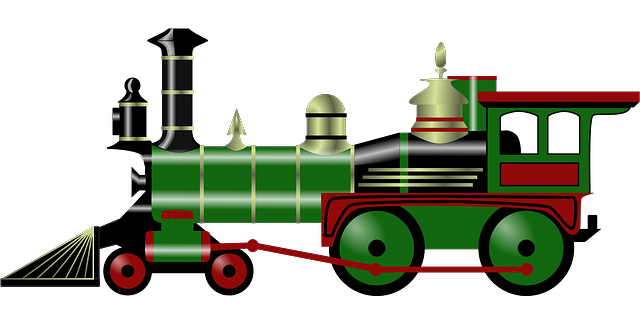 Green Train Clip art icons png preview