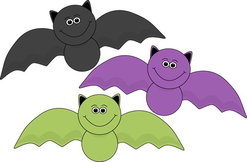 Halloween Colorful Bats icons png preview