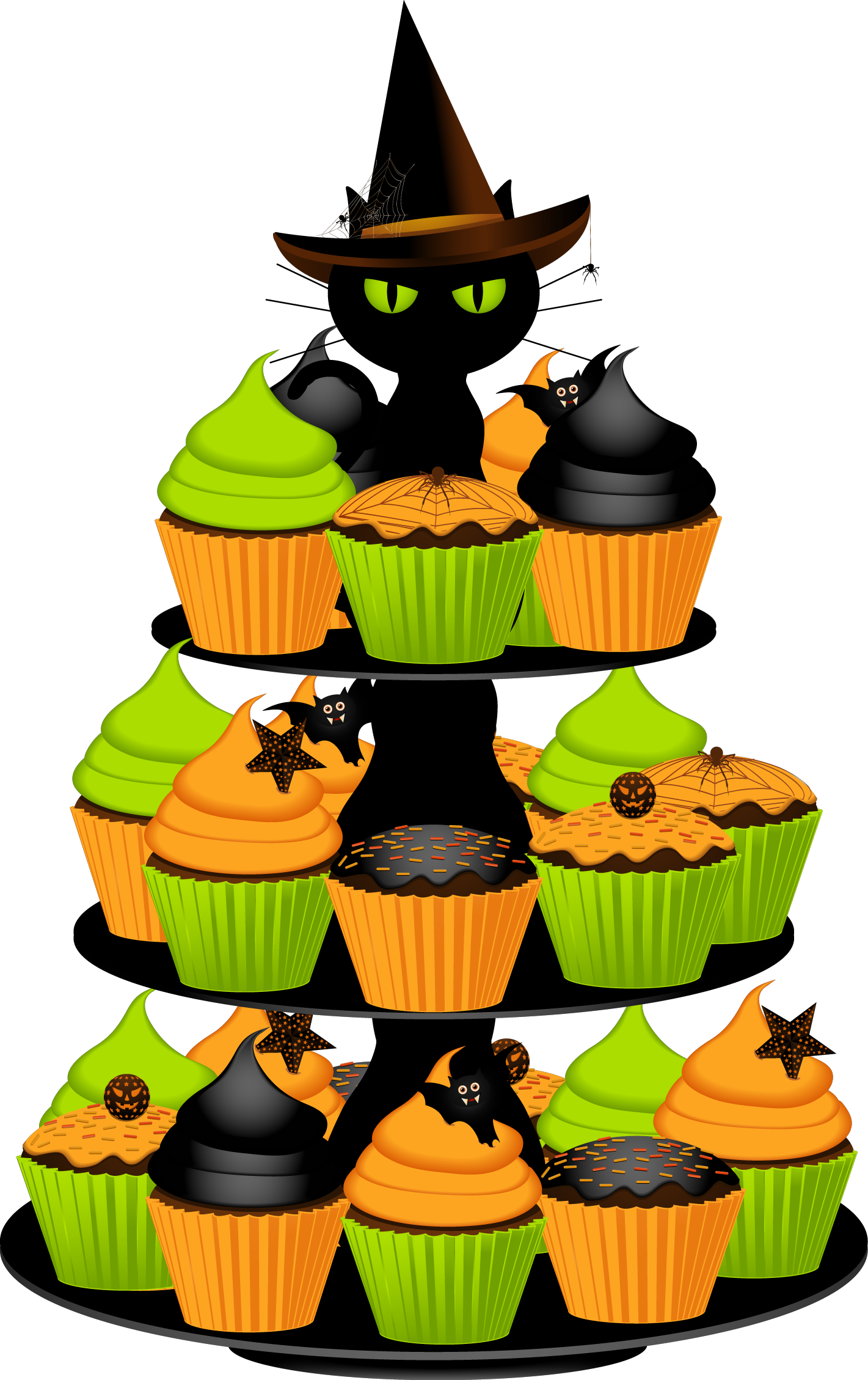 halloween cupcakes food icons png preview