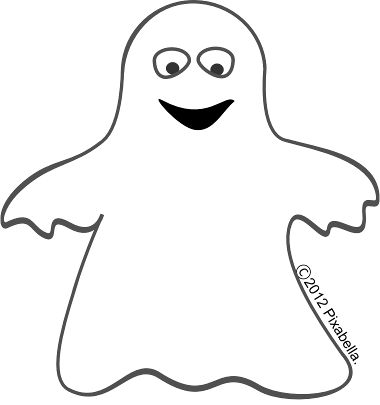 Halloween Ghost Outline icons png preview