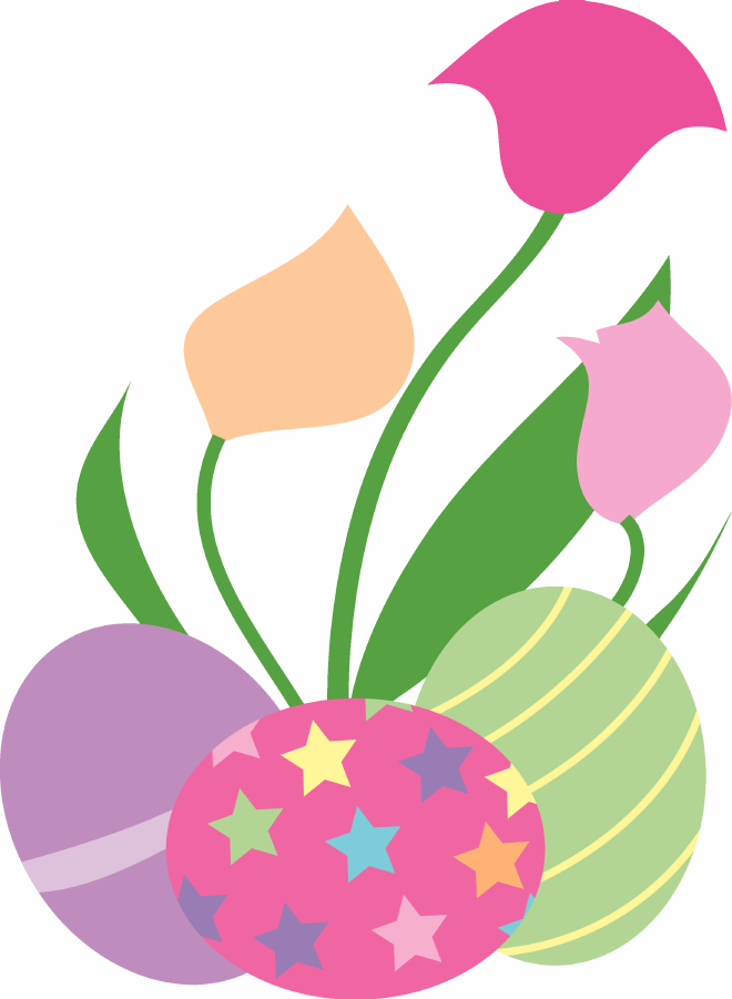 Happy Easter Flower Clip art icons png free download